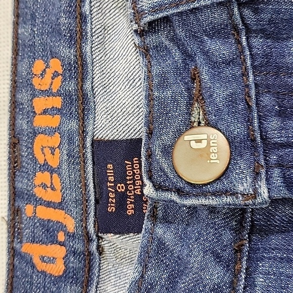 D. Jeans Embellished and Embroidered Y2K Look Bootcut Jeans Size 8 - Picture 7 of 13